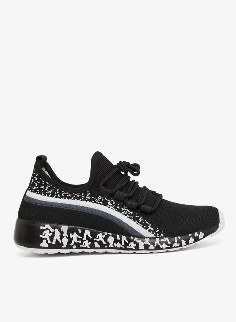 ستايلي سنيكرز شبكي مزخرف برباط