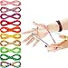 Poen 10 Pieces Cats Cradle String Finger Game String Cats Cradle Game Book Toy Supplies 65 Inch Long 10 Colors - Image 2