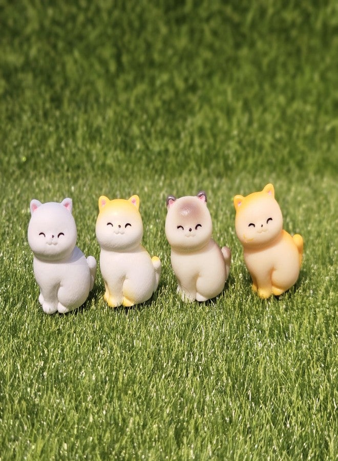 ARUNA DECOR Miniature Cats Set of 8 Resin Figurines for Miniature Garden Decor Dollhouse Accessories Fairy Garden Terrarium Desk Decor Gifting Collectibles - Image 4