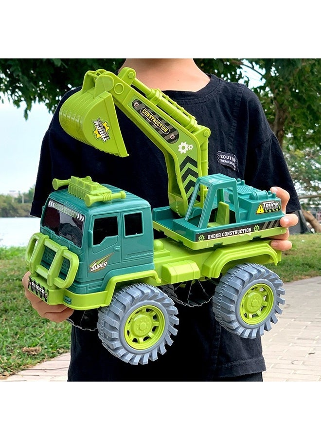 null - Large scale simulation engineering vehicle excavator，building toys, inertia engineering truck toy cars,Truck Toys Transport Car Carrier Truck Toys Car Playset Toys For Kids ，The toy car that can slide is particularly resistant to falls toys suitable for boys and girls Holiday gifts, birthday gifts - Image 1