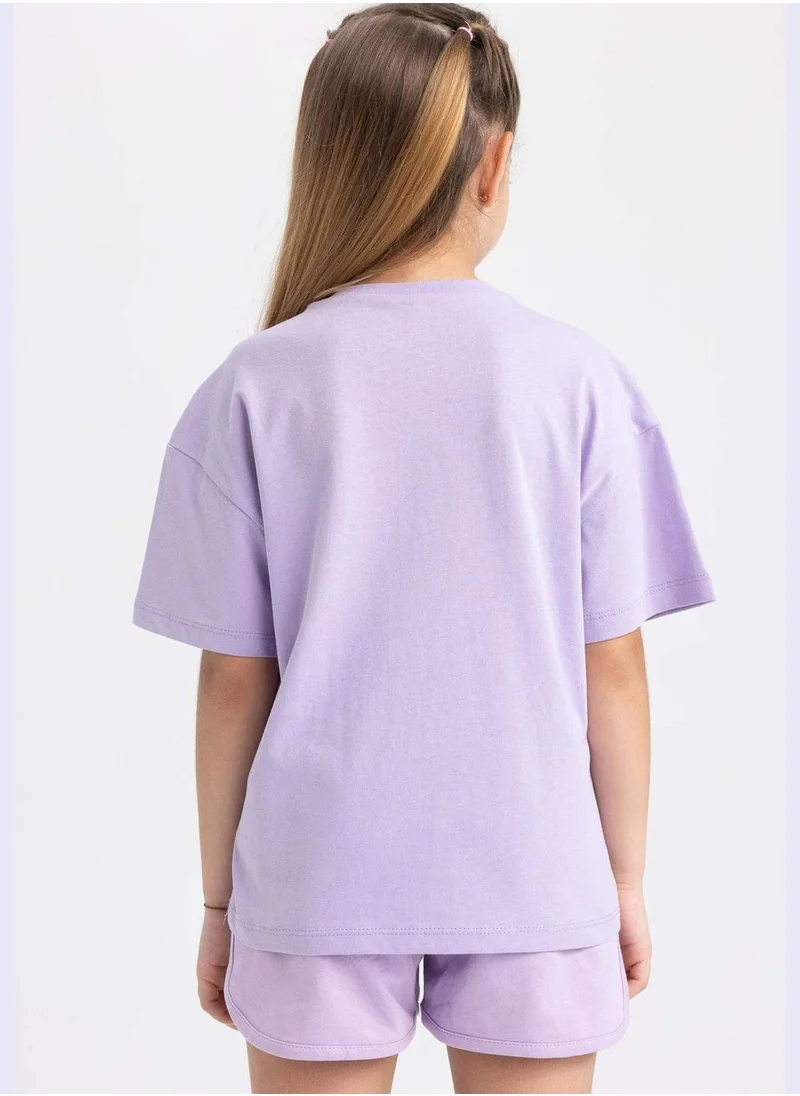 DeFacto Girl Knitted Short Sleeve Body