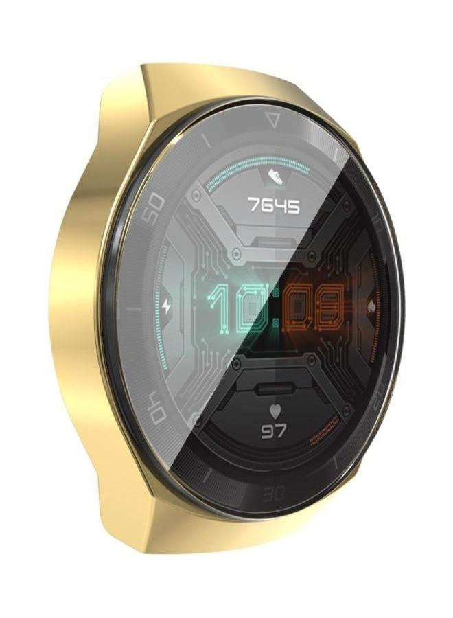 NIBEMINENT TPU Electroplated All Inclusive Watch Case For Huawei GT2e Gold - Image 4