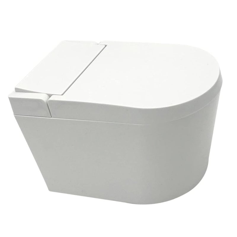 Windproof Wall Mounted Toilet Shaped Ashtray With Lid For Bathroom Home Outdoor Use - Image 2