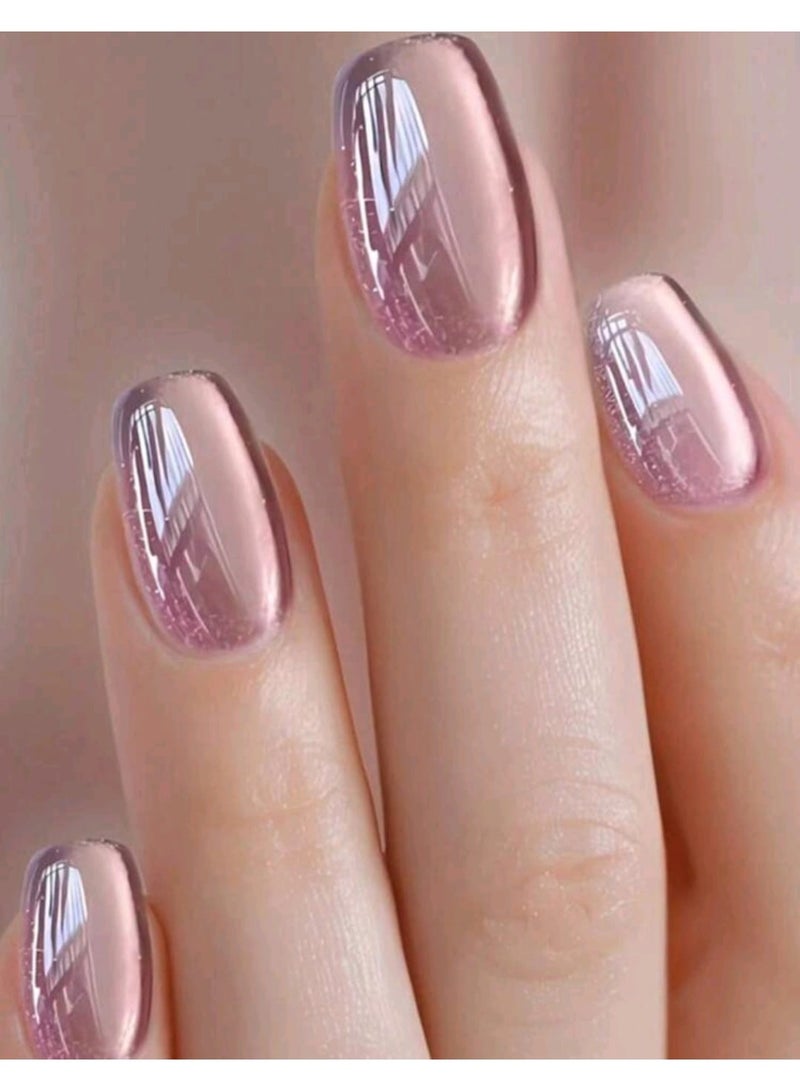 Shein Cat Eye NailS Removable, Elegant - Image 1