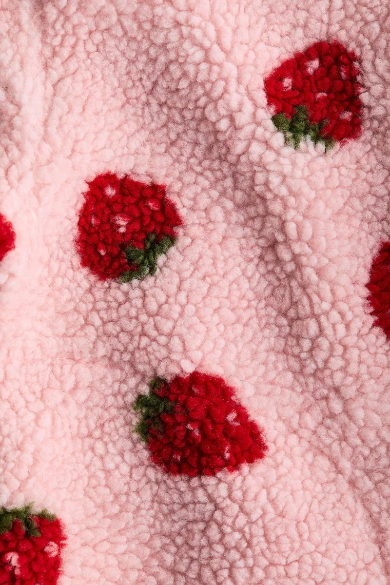 اتش اند ام جاكيت من نسيج تيدي