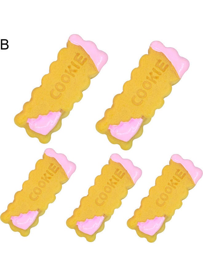 NIBEMINENT 5-Piece Mini Biscuits Models Toy
