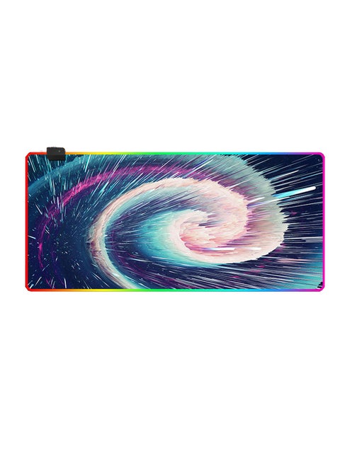 RGB Gaming Mouse Pad 800*300mm Size,14 LED Modes Extended Large Table Desk Mat Mousepad for PC Computer MacBook Keyboard Mat Anti-Slip