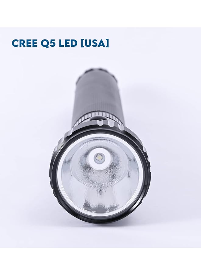 Strong Lite Rechargeable LED Flashlight High Quality Aluminum 3200 Meters Long Range Torch Light High Luminous CREE LED USA With 100000 Hours Working Bright SRL3400LED - Image 4