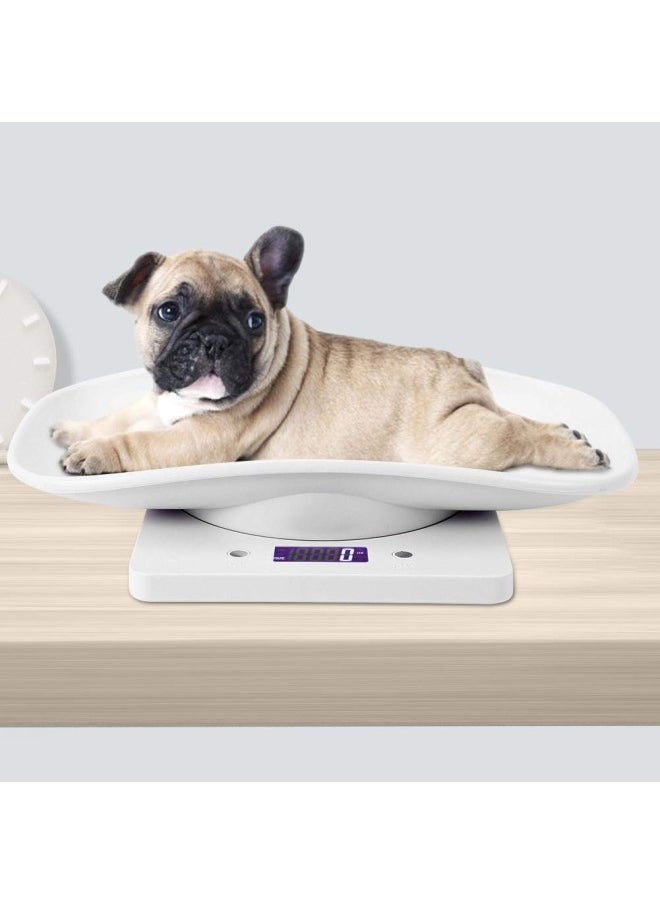 silvercnc - Small Pet Scale for cat and Dog, Baby Scale 10kg/1g Digital Small Pet Weight Scale Multi-Function Baby Scale for Small pet Hatching and Food Weighing, Measure Tool Electronic Kitchen Scale - Image 1