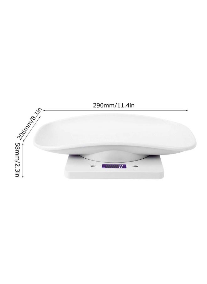 silvercnc - Small Pet Scale for cat and Dog, Baby Scale 10kg/1g Digital Small Pet Weight Scale Multi-Function Baby Scale for Small pet Hatching and Food Weighing, Measure Tool Electronic Kitchen Scale - Image 1
