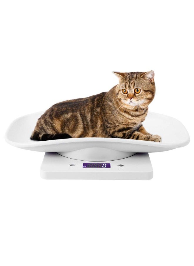 silvercnc - Small Pet Scale for cat and Dog, Baby Scale 10kg/1g Digital Small Pet Weight Scale Multi-Function Baby Scale for Small pet Hatching and Food Weighing, Measure Tool Electronic Kitchen Scale - Image 1