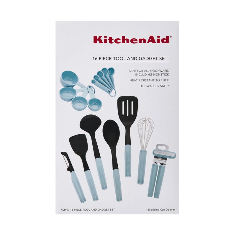 KitchenAid Universal Tool and Gadget Set, 16 Piece, Mineral Water - Image 3