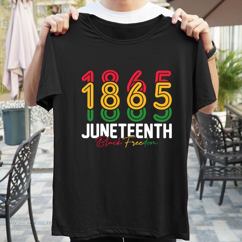Juneteenth Day June Summer 1865 Feminist Men'S And Women'S Short-Sleeved T-Shirts - Image 3