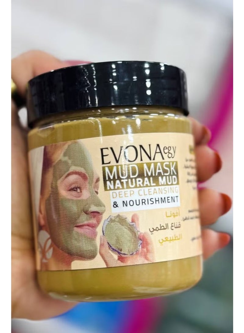 Evona ماسك طمي افونا – تنظيف وتغذية طبيعية - 250 ملل - Image 1