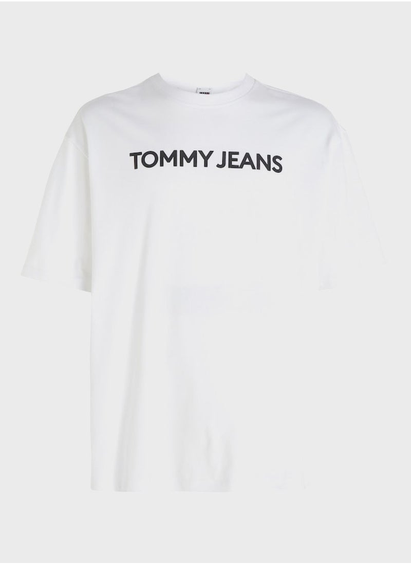 TOMMY JEANS - Logo Crew Neck T-Shirt - Image 1