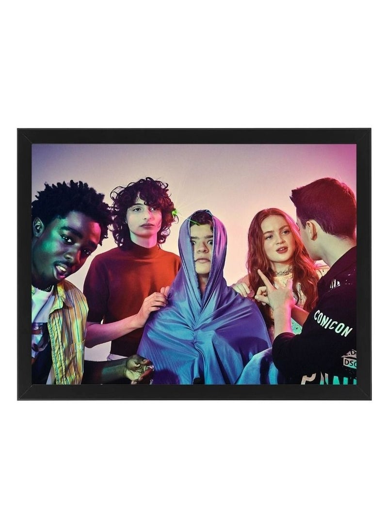 RKN Stranger Things Wallpaper Wall Art Poster Frame 21x30 cm - Image 1