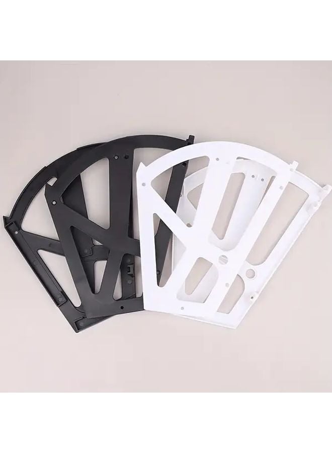 Black No Screws Shoe Rack Bracket DIY Storage Organizer Home Improvement Shelf Support - Image 3