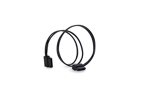 Silverstone SSTCP11300 Ultra Thin SATA III 6 Gbps Cable laterial 90 Angled Super Low Profile connectors 30cm - Image 3
