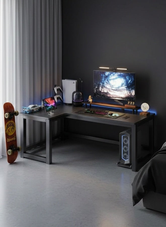 KLNAMAEAAN L-Shaped Home Office Computer & Workstation Table – Left Corner - Image 1