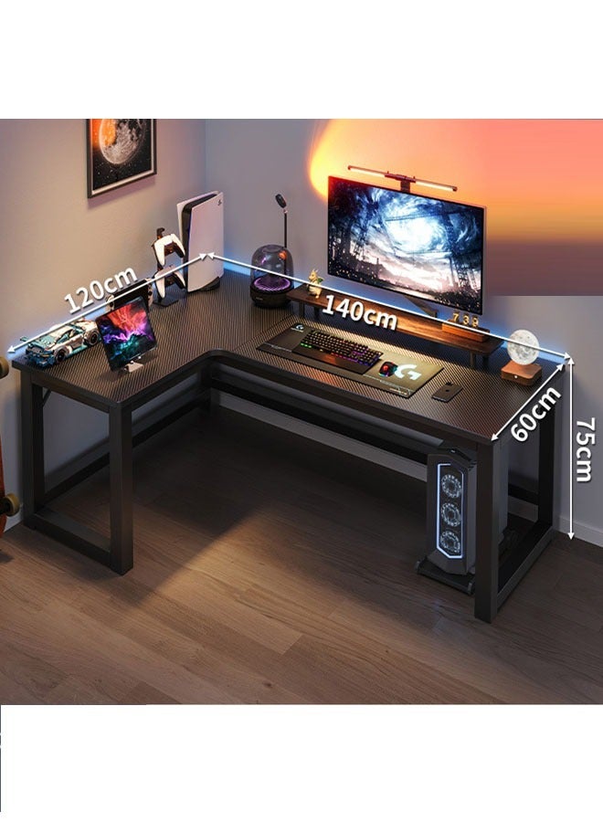 KLNAMAEAAN L-Shaped Home Office Computer & Workstation Table – Left Corner - Image 3