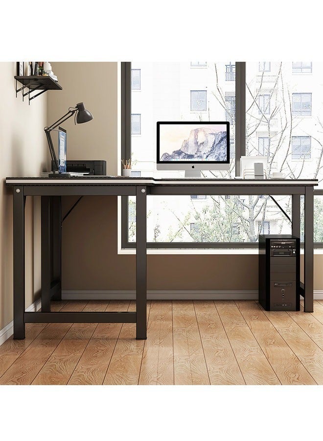 KLNAMAEAAN L-Shaped Home Office Computer & Workstation Table – Left Corner - Image 5