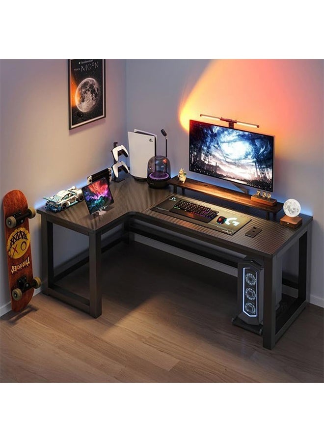 KLNAMAEAAN L-Shaped Home Office Computer & Workstation Table – Left Corner - Image 2