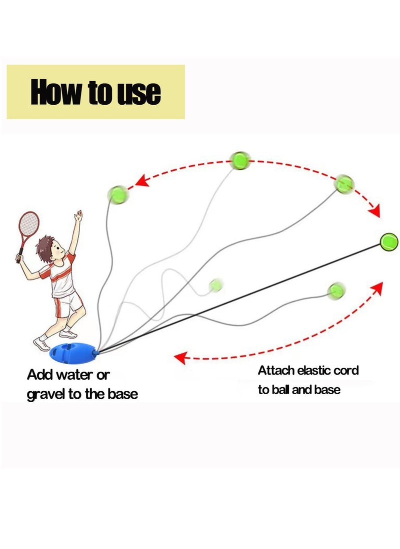 Generic - Match Buddy Pickleball Trainer Pickleball Bounce Back Trainer Improve Speed Coordination and Game Performance Pickleball Trainer Rebound Ball with String for Beginners Kids Adults - Image 1