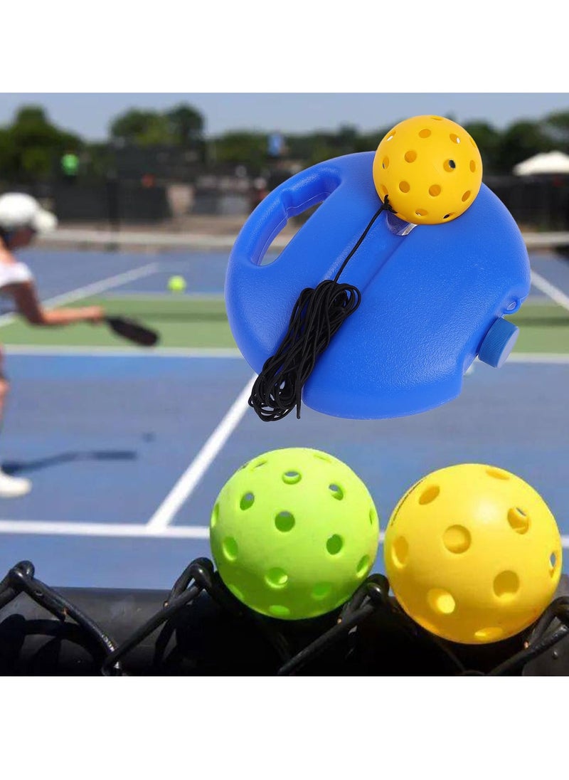 Generic - Match Buddy Pickleball Trainer Pickleball Bounce Back Trainer Improve Speed Coordination and Game Performance Pickleball Trainer Rebound Ball with String for Beginners Kids Adults - Image 1