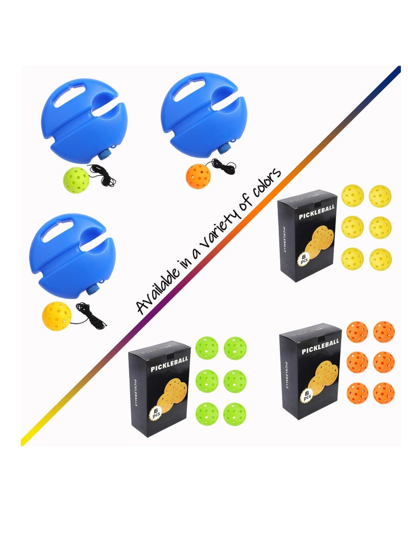 Generic - Match Buddy Pickleball Trainer Pickleball Bounce Back Trainer Improve Speed Coordination and Game Performance Pickleball Trainer Rebound Ball with String for Beginners Kids Adults - Image 1