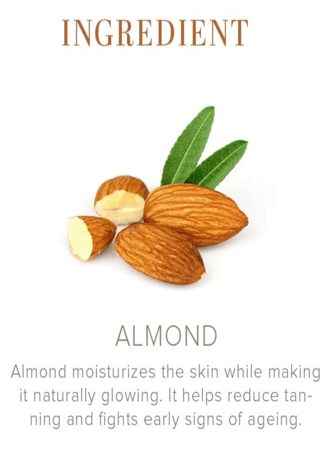 Vedimatic Khadi 100% Pure & Natural Almond Soap, 125g |Herbal Bathing Bar | Natural Soap with Essential Oils | Restores moisture content| Suitable for All Skin Types | Pack of 4 - Image 2