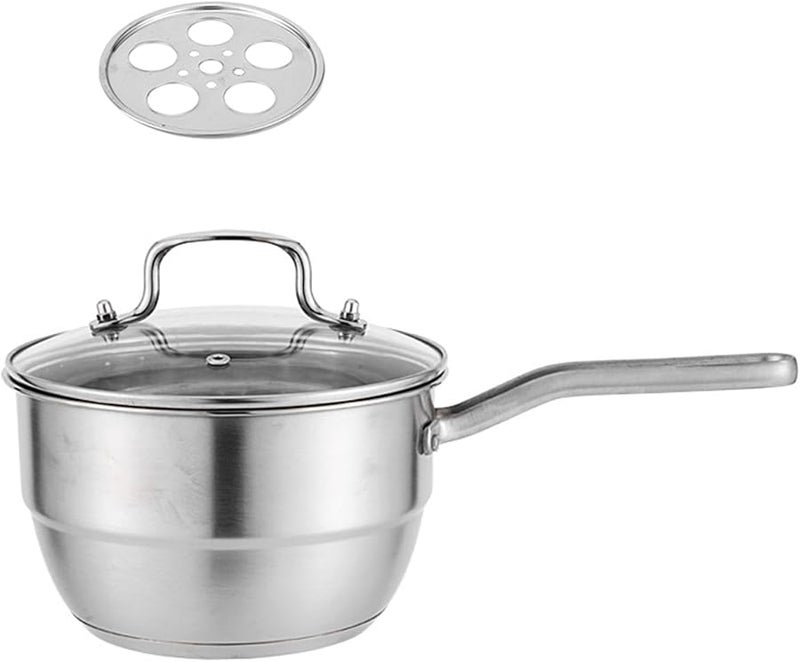 وعاء بخاري من الفولاذ المقاوم للصدأ مزدوج الطبقات مع مقبض مضاد للانزلاق، أواني طهي متعددة الاستخدامات - Image 1