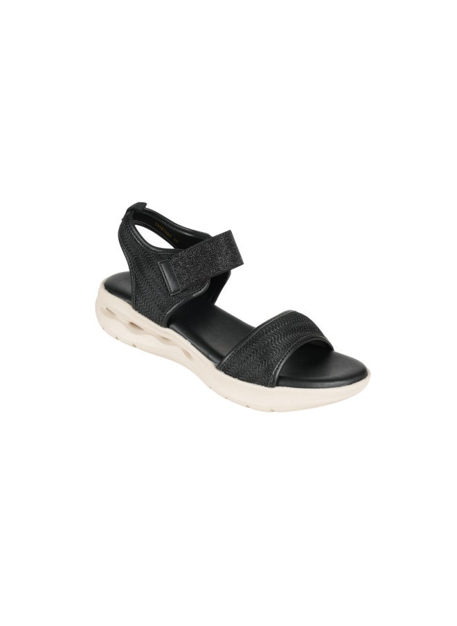 ZAYNA 221-282 Zayna Ladies Casual Sandals 23ABT59D Black  - Image 2