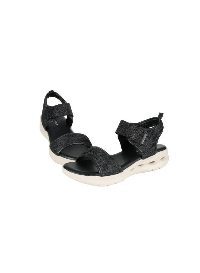 Zayna Black 221-282 Zayna Ladies Casual Sandals 23ABT59D Black for Women | Best Price UAE