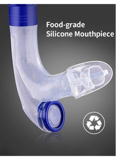 Generic Snorkel Lap Swimming,Breathing tube for swimming，Swimming accessories，Swimming equipment，Swimmer Training Diving Snorkeling  Comfort food grade silicone bite, One-Way Purge Valve,for Pool Open Water  - Image 3
