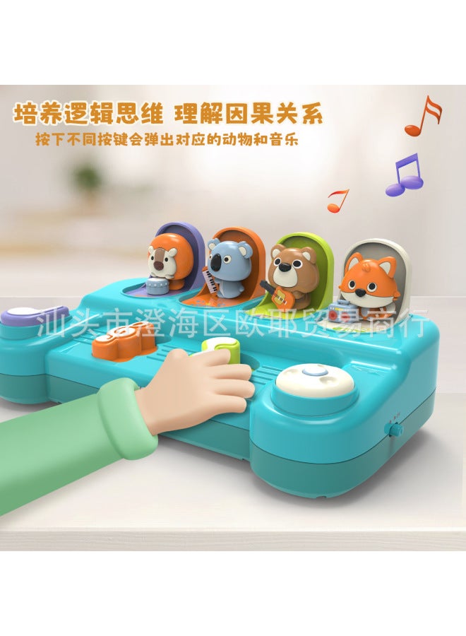 KS Montessori Note Causality Music Peek-a-boo Pop-up Switch Box Baby Early Education Educational Toy - Image 2