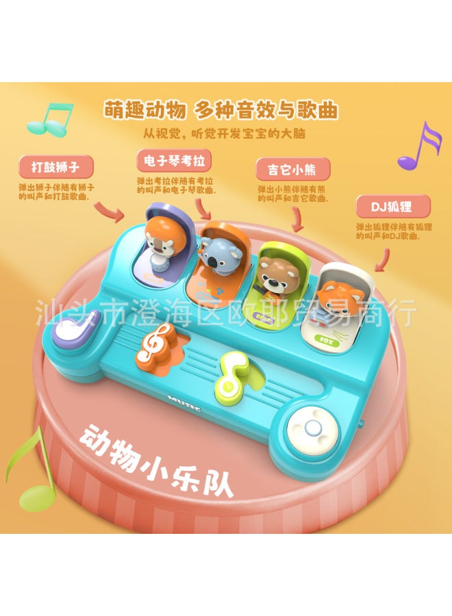 KS Montessori Note Causality Music Peek-a-boo Pop-up Switch Box Baby Early Education Educational Toy - Image 1