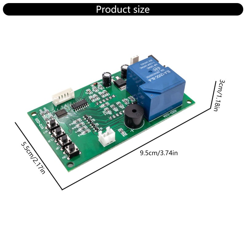 لوحة التحكم الرقمية للمؤقت (Digital Timer Control Board) لإعداد الدقائق والثواني لآلات البيع المخصصة للألعاب. - Image 5
