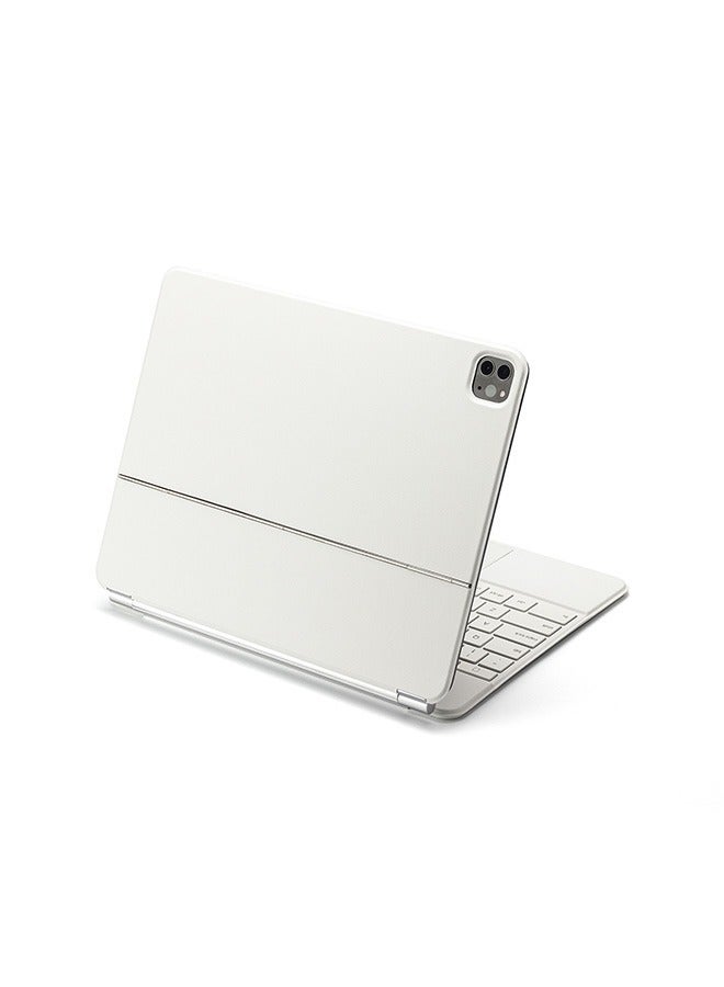 Iwin I win Wireless Magic Keyboard for iPad Arabic + English-iPad 10th generation 10.9 inch - white  - Image 5