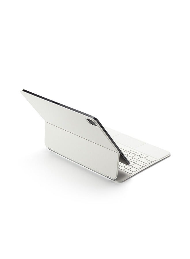 Iwin I win Wireless Magic Keyboard for iPad Arabic + English-iPad 10th generation 10.9 inch - white  - Image 4