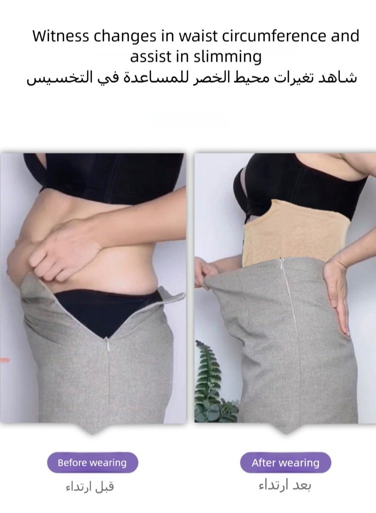 ONLYMAY Waist Trainer Corset Shapewear Tummy Control Body Shaper Waist Cincher for Women Postpartum Belly Band Wrap - Image 2