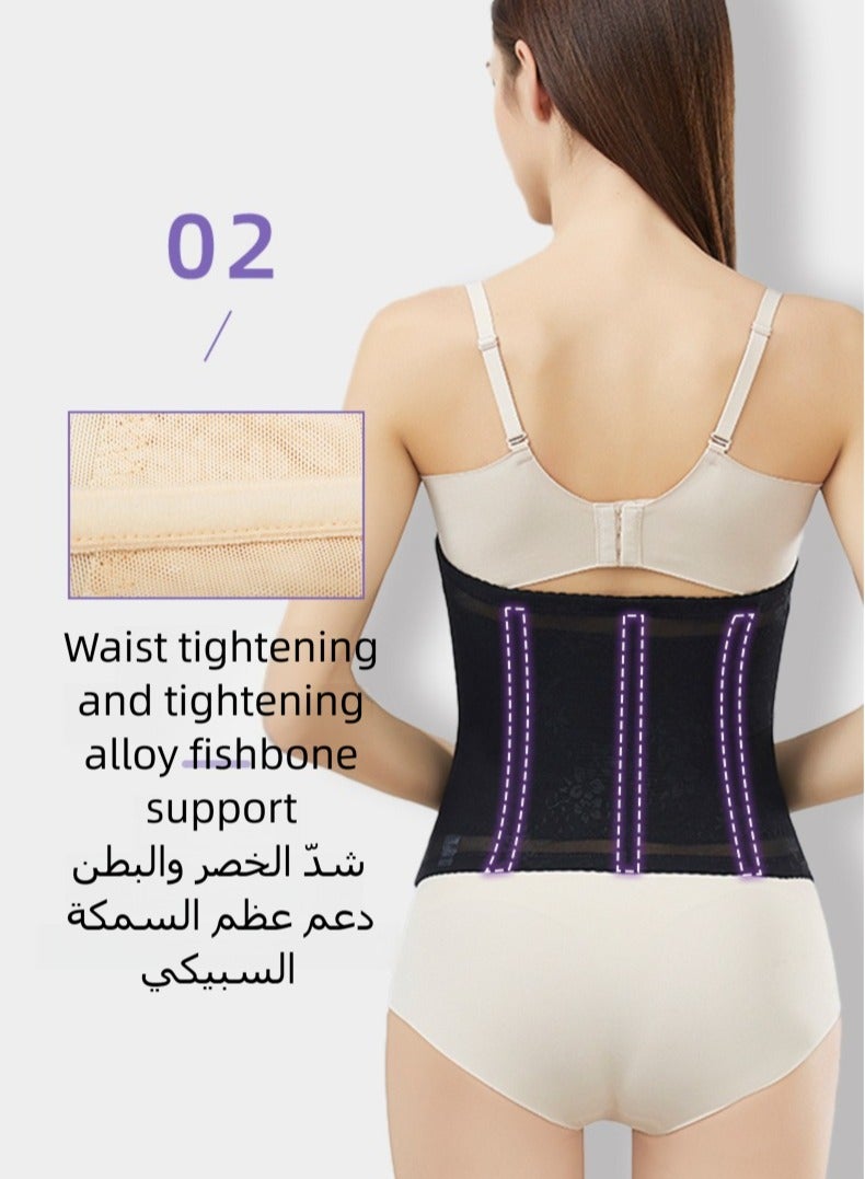 ONLYMAY Waist Trainer Corset Shapewear Tummy Control Body Shaper Waist Cincher for Women Postpartum Belly Band Wrap - Image 5