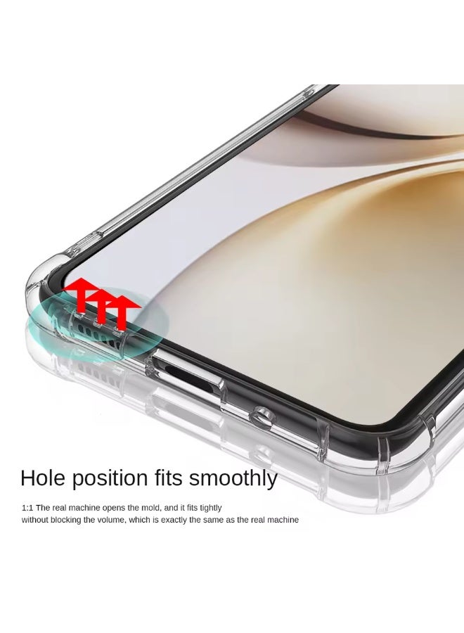 شيك فايب جراب شفاف لهاتف Realme 14 Pro+/ Realme 14 Pro Plus - جراب رفيع من جل السيليكون الناعم، جراب حماية TPU شفاف ناعم، جراب واقٍ مضاد للسقوط ومقاوم للصدمات، شفاف - Image 3