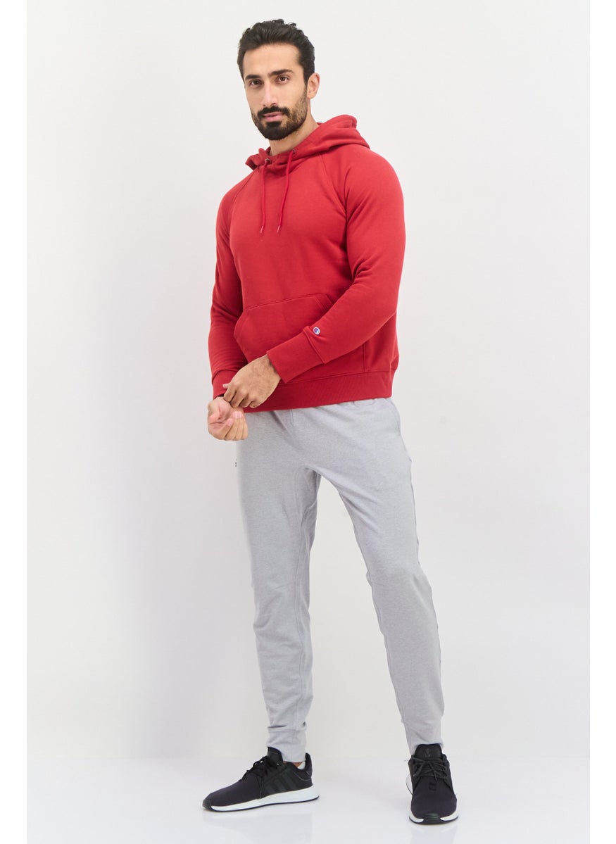 Champion Men Sportwear Fit Long Sleeves Running Sweatshirt, Red  - Image 4
