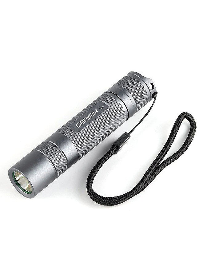 Convoy - Convoy S2+ Flashlight, 18650 LED Flashlight Handheld Torch Light with Temperature Protection (SST40 6500K 12 Groups) - Image 1