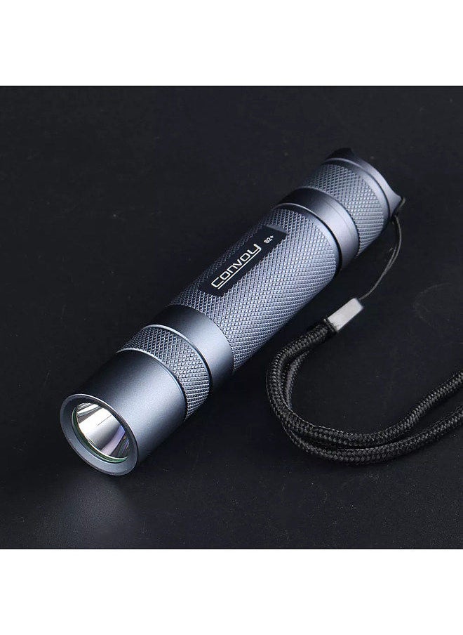 Convoy - Convoy S2+ Flashlight, 18650 LED Flashlight Handheld Torch Light with Temperature Protection (SST40 6500K 12 Groups) - Image 1