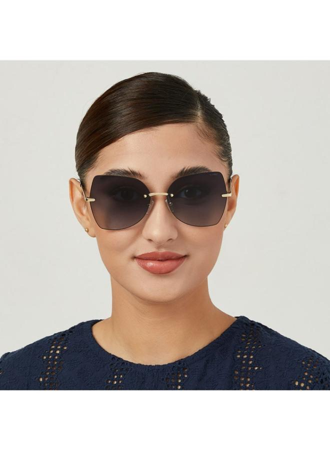 بلاك أوت نظارة شمسية نسائية ذهبية من ناومي - Image 4