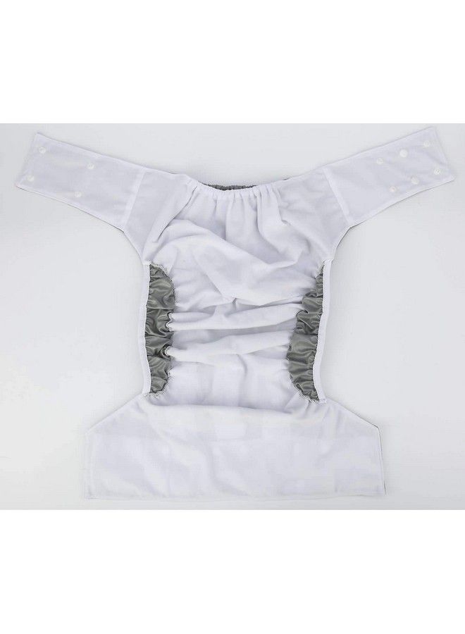JOBEBE Adult Cloth Diaper Cover Nappy Reusable Washable Adjustable For Disability Incontinence Person (Grey)  - Image 4