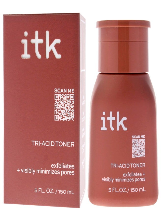 ITK Tri-Acid Facial Toner with AHA, BHA, PHA + Niacinamide - Exfoliate Face + Minimize Pores - Salicylic + Lactic Acid - Brighten Dark Spots + Glow, 5 Fl Oz - Image 4
