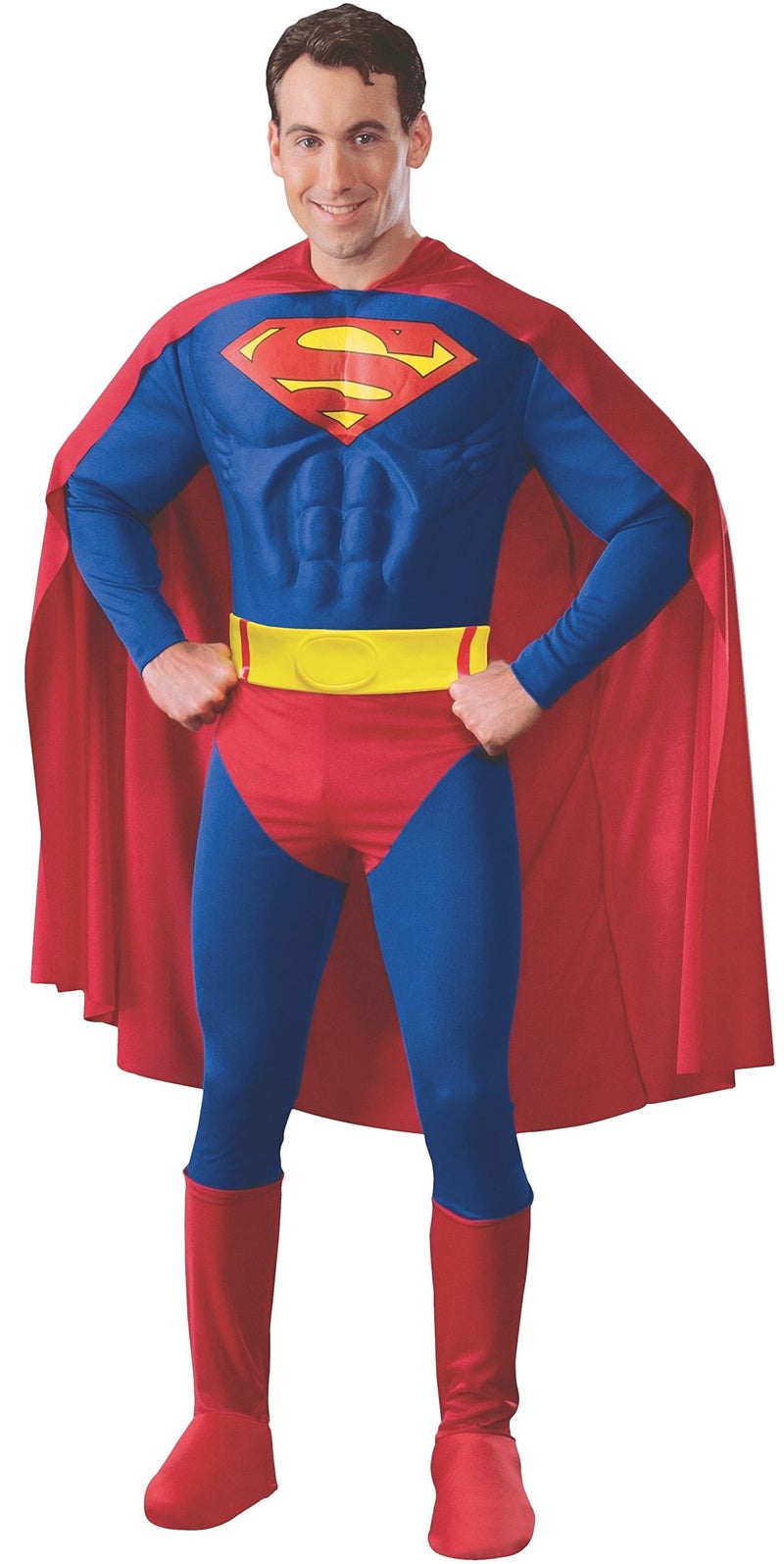 Rubies DC Comics Superheroes: Superman Deluxe Muscle Chest Costume for Adults, Men's XL - Image 1