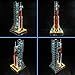 LocoLee مجموعة إضاءة LED LocoLee متوافقة مع نظام إطلاق الفضاء NASA Artemis 10341 - Image 4